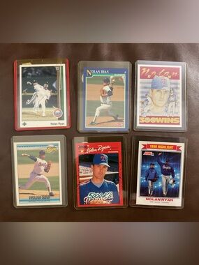 Nolan Ryan Baseball ⚾️ Card Lot of 6